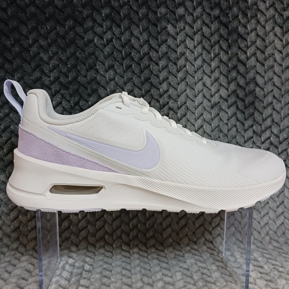 Nike Air Max Nuaxis SE Summit White Amethyst Tint Women's Running Shoes Size 11